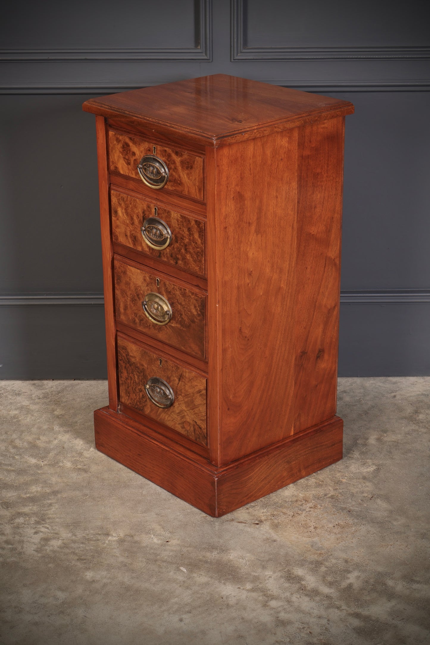 Pair of Walnut Bedside Chests