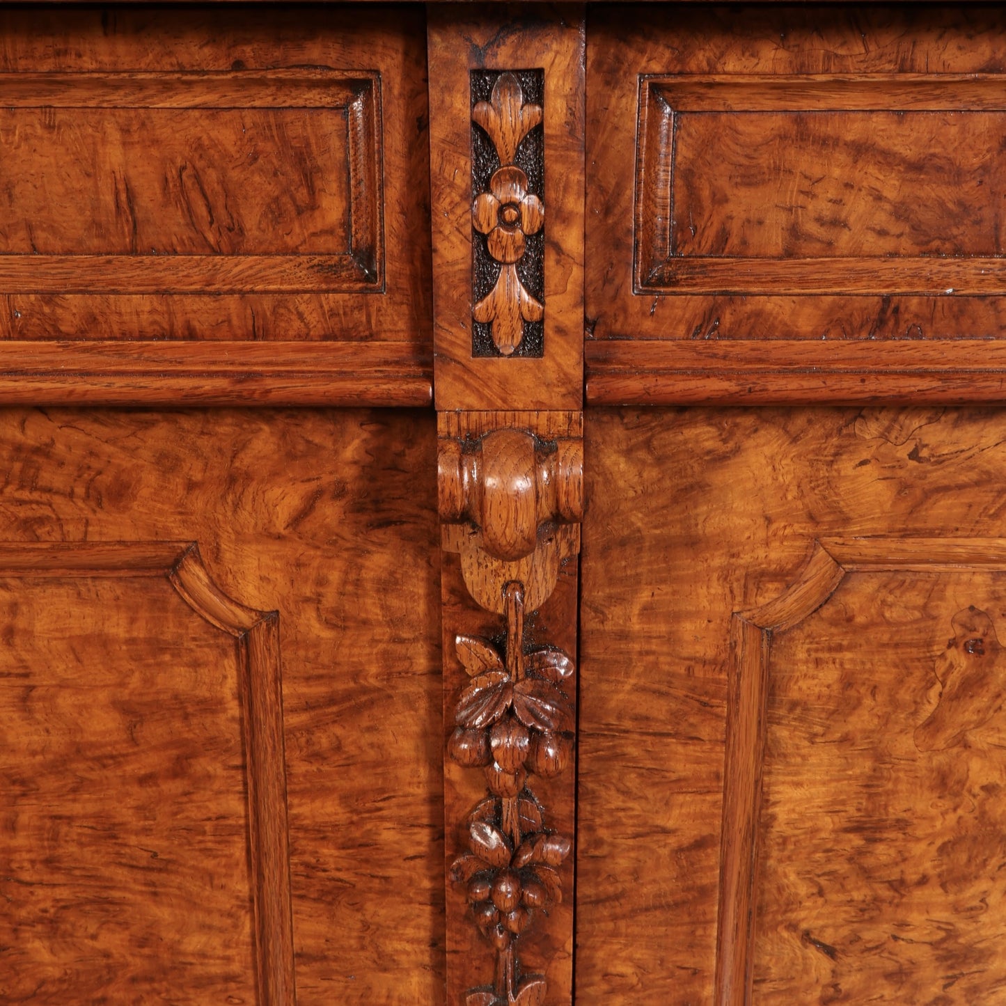 Victorian Pollard Oak Sideboard