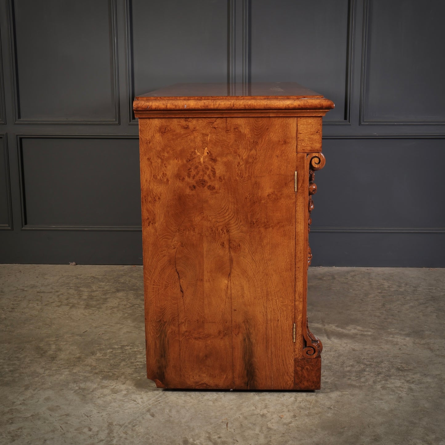 Victorian Pollard Oak Sideboard