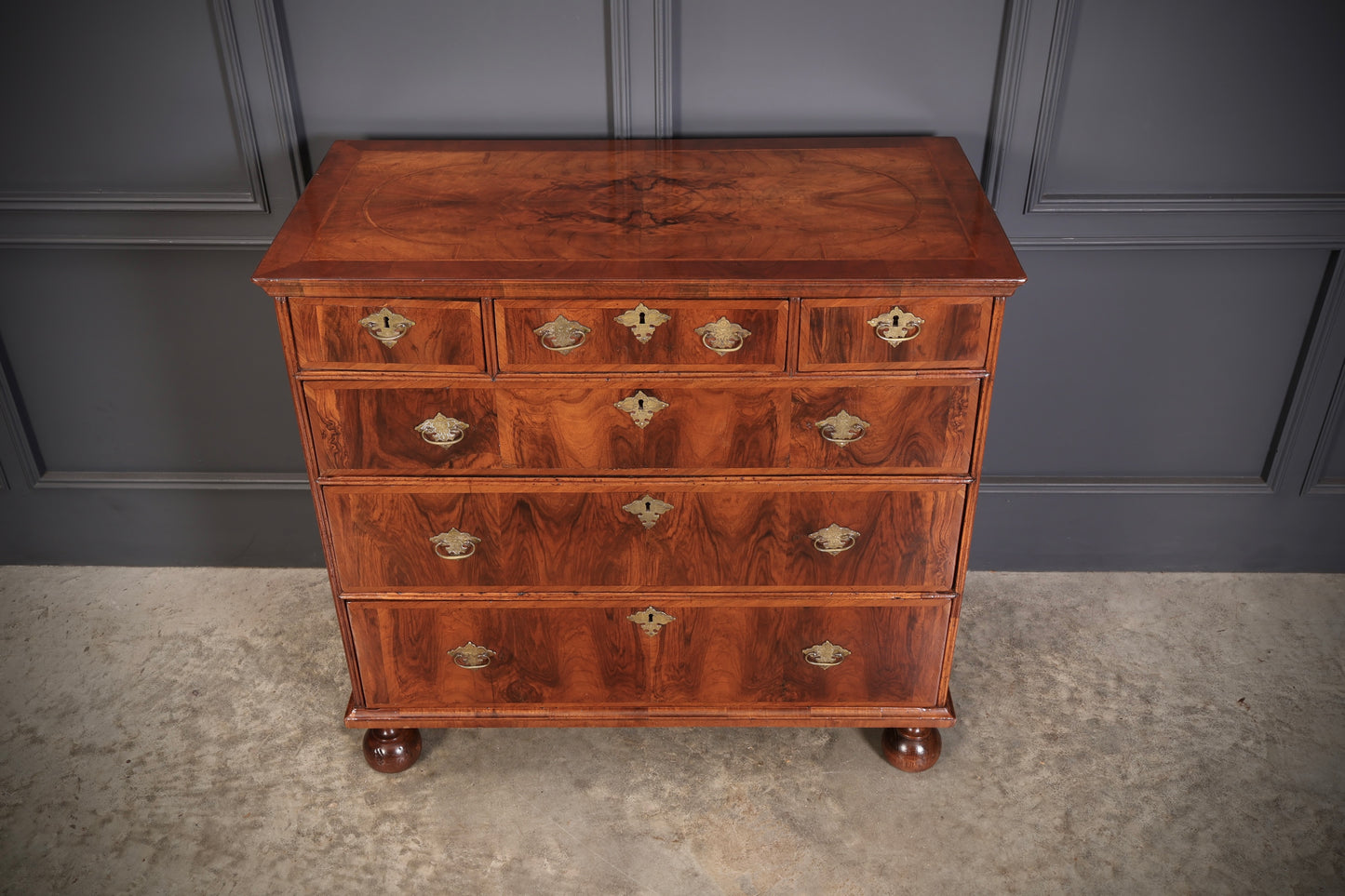 Queen Anne Walnut Chest of Drawers