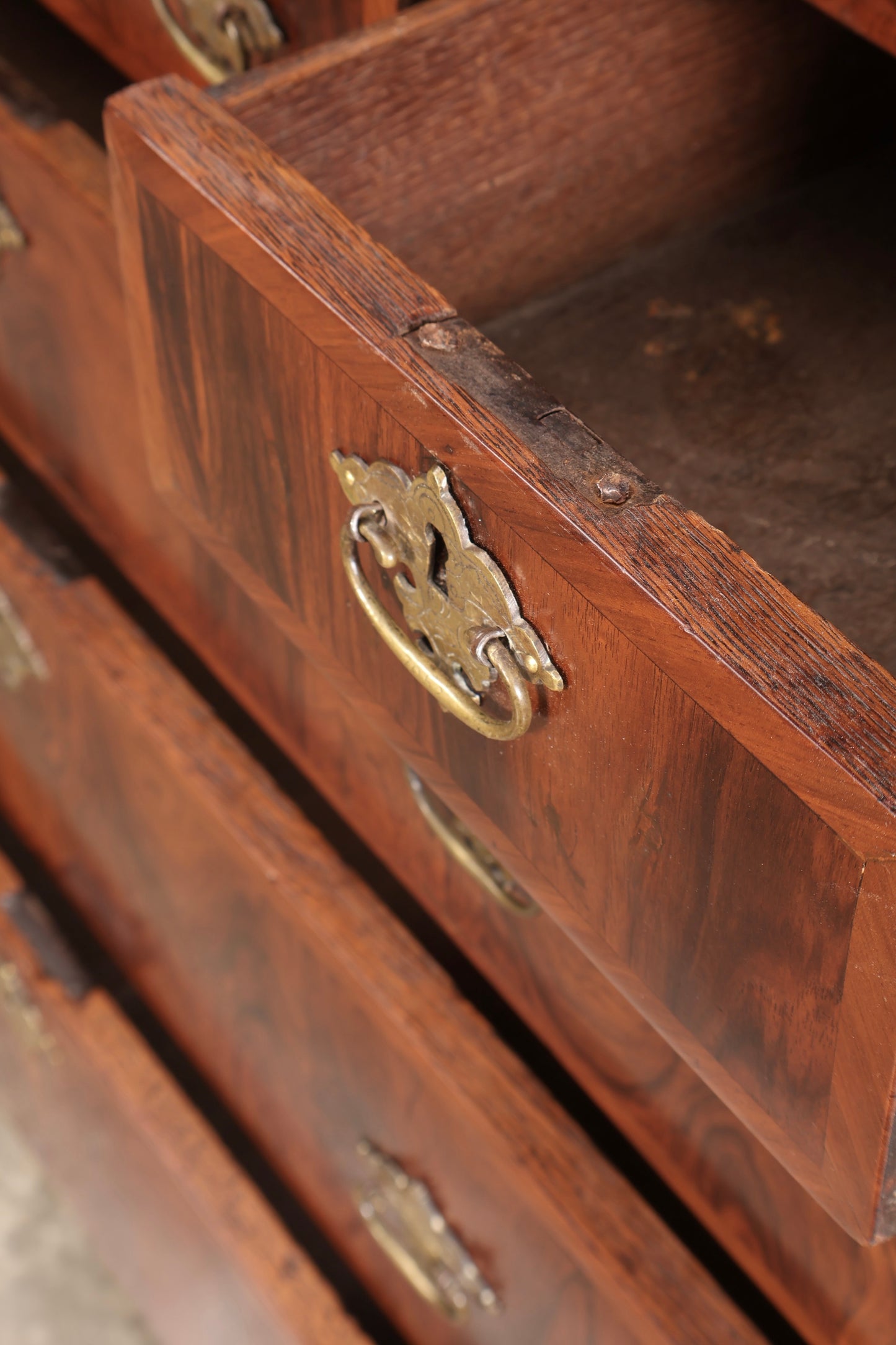 Queen Anne Walnut Chest of Drawers