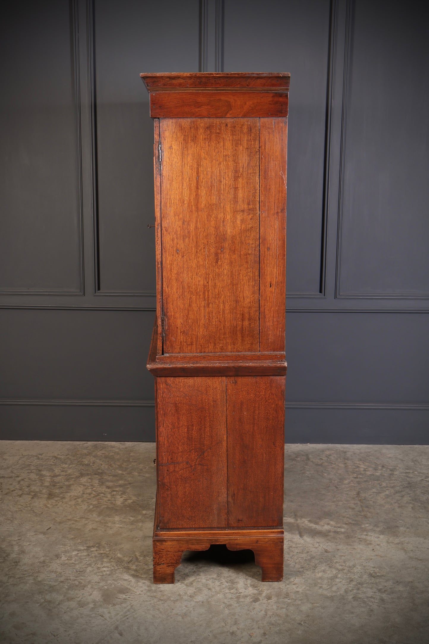 Queen Anne Walnut Hall Cupboard