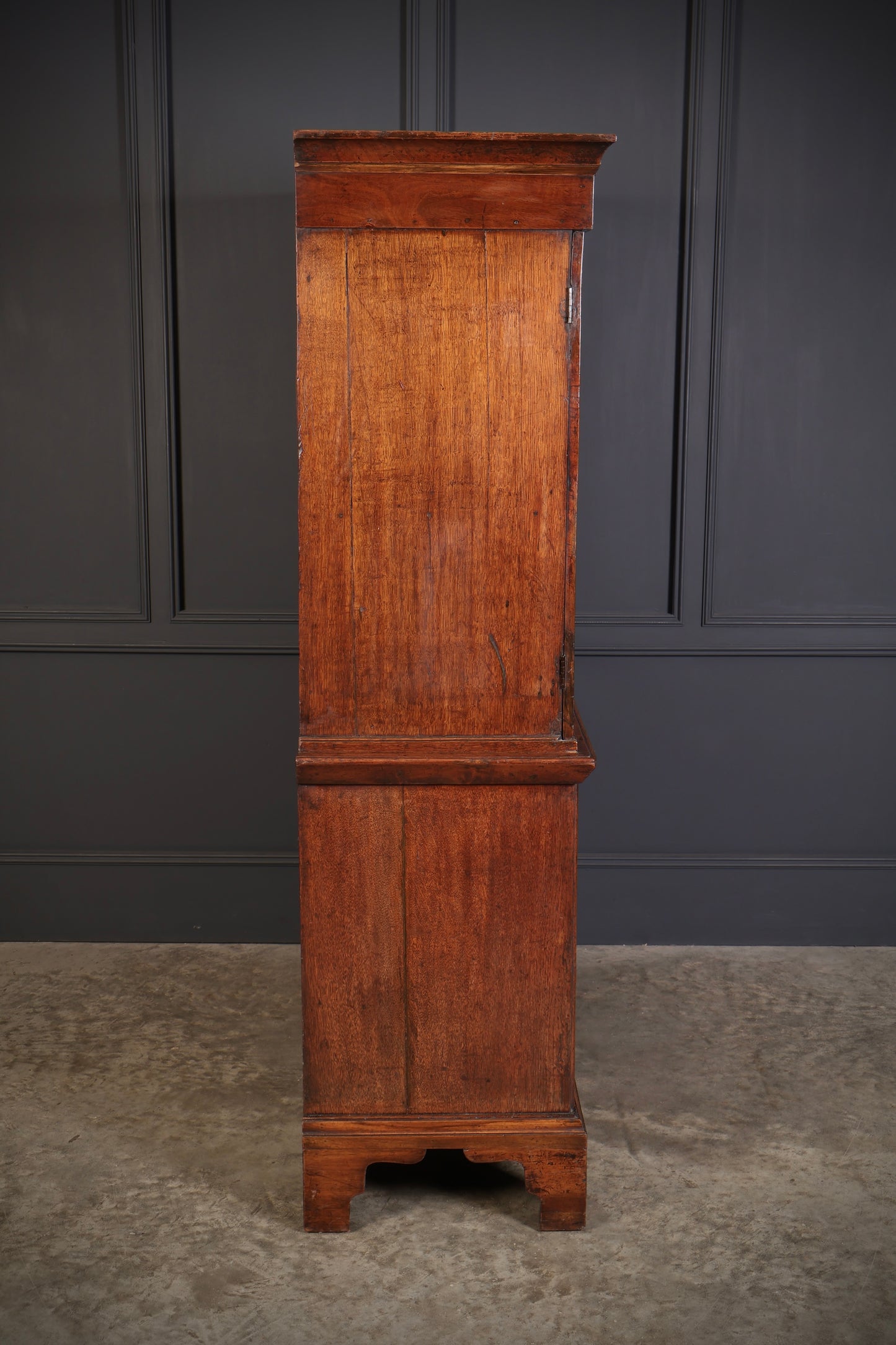 Queen Anne Walnut Hall Cupboard