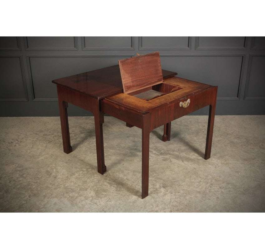 Rare Georgian Mahogany Architects Table Desk