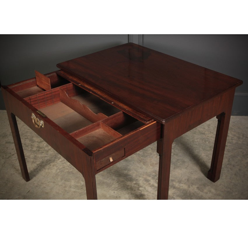 Rare Georgian Mahogany Architects Table Desk