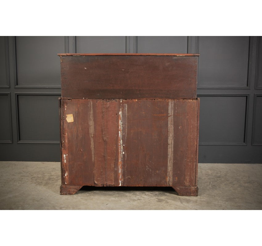 Rare Georgian Mahogany Blanket Box on Chest
