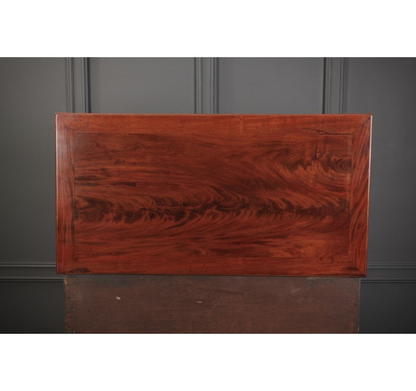 Rare Georgian Mahogany Blanket Box on Chest