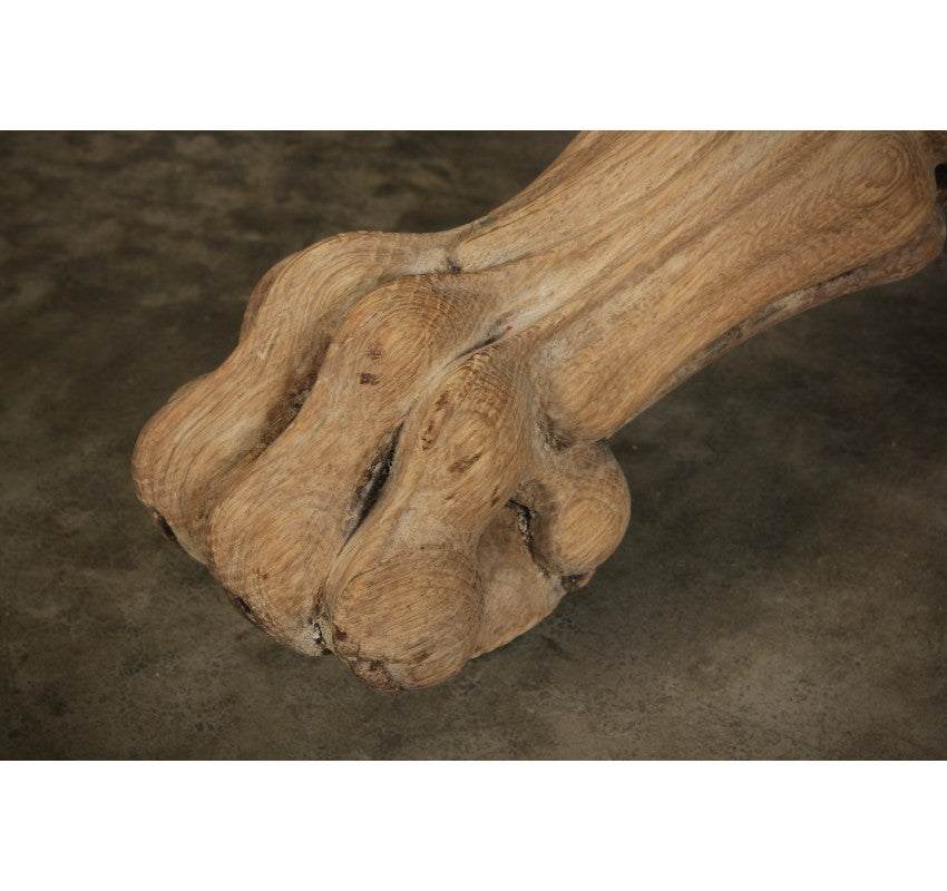 Light Oval Oak Centre Table