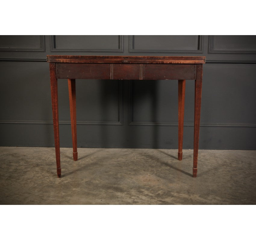 Regency Inlaid Mahogany Tea Table