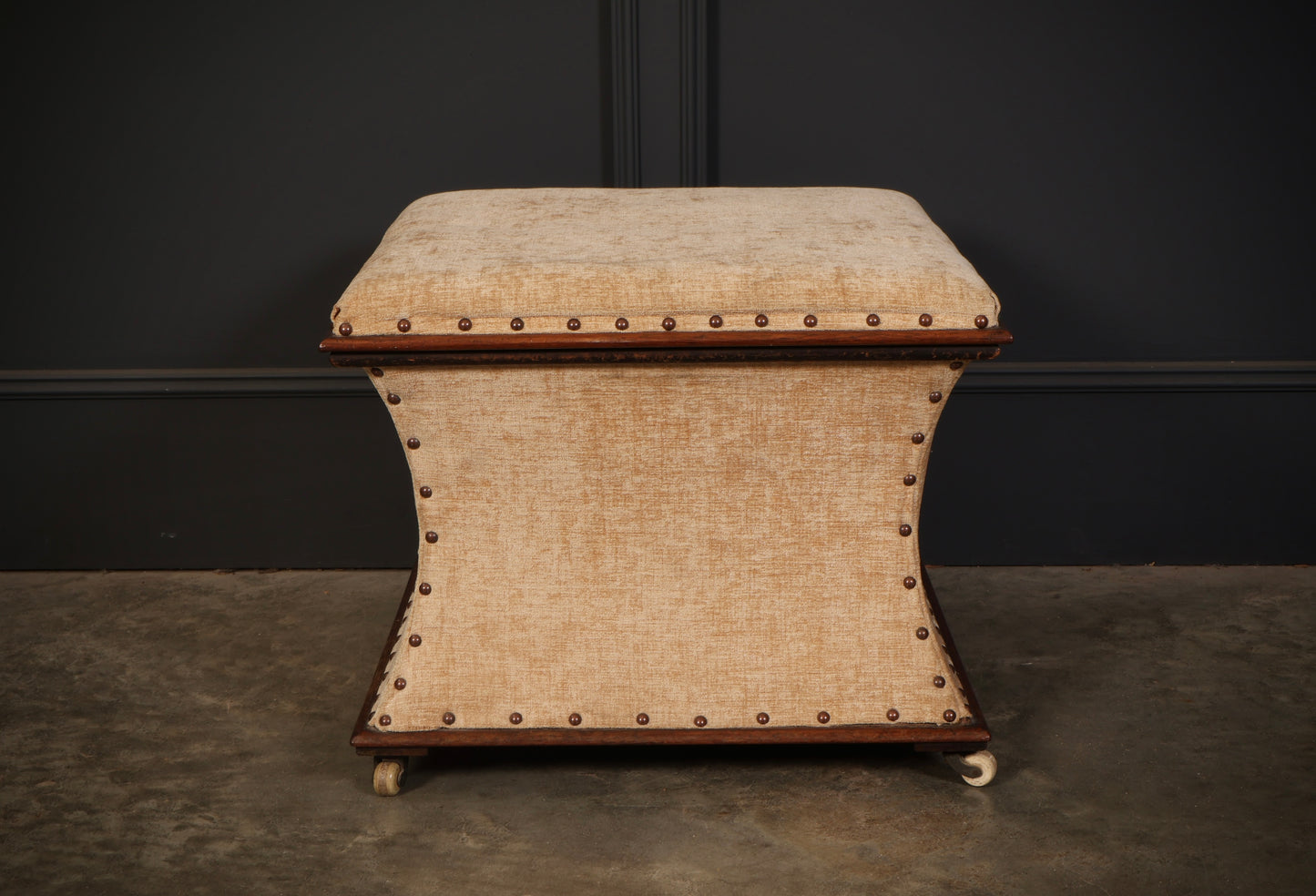 Regency Mahogany Box Ottoman