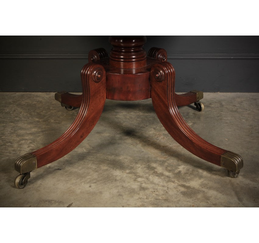 Regency Mahogany Drum Table