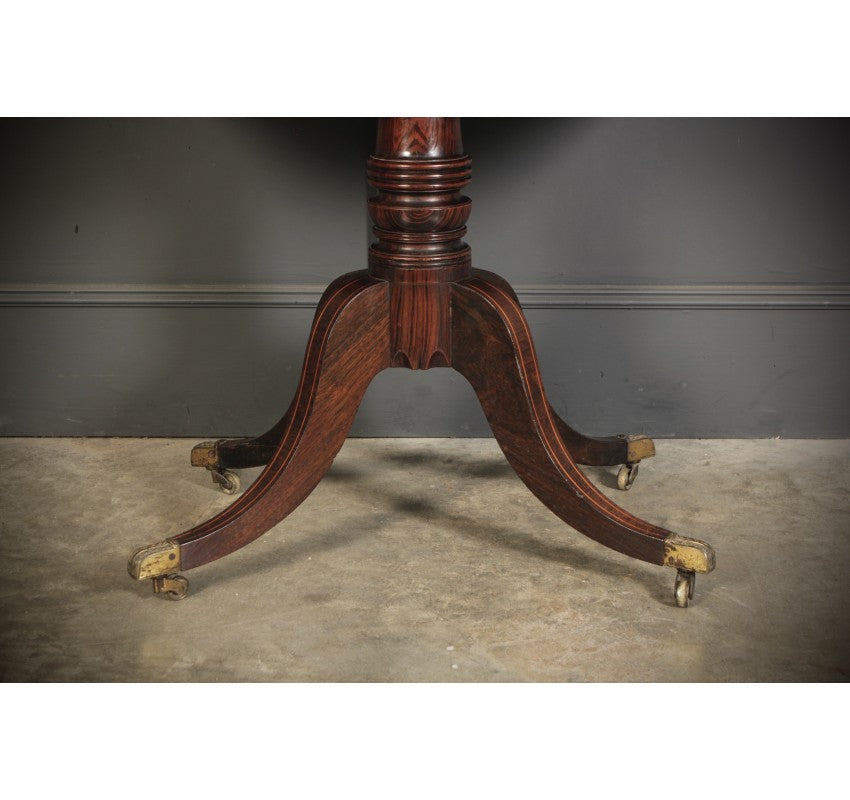 Regency Rosewood Inlaid Card Table