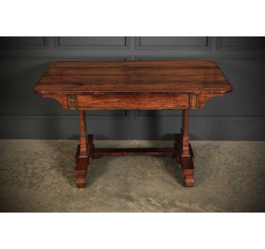 Regency Rosewood Library Writing Table