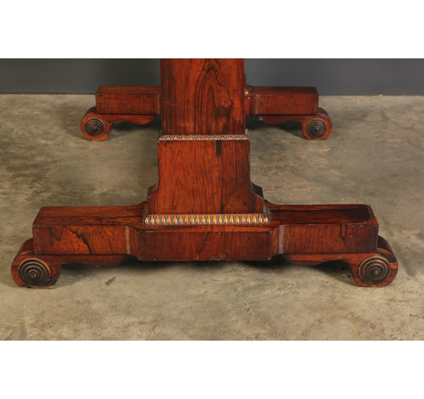 Regency Rosewood Library Writing Table