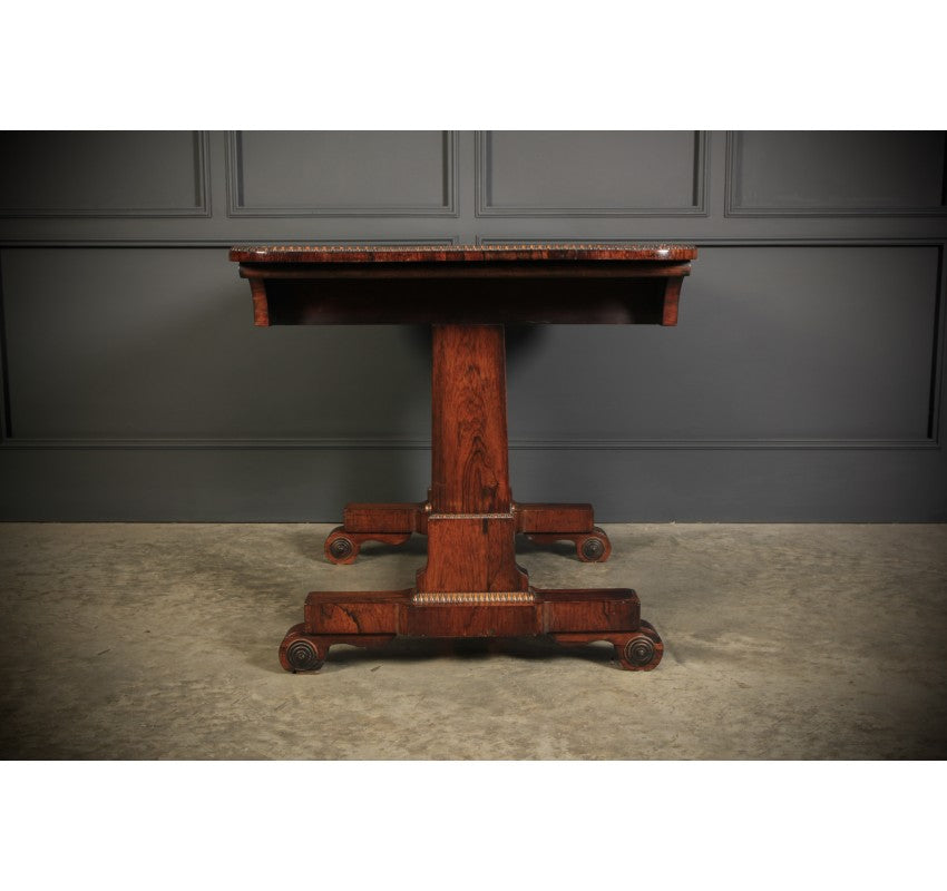 Regency Rosewood Library Writing Table