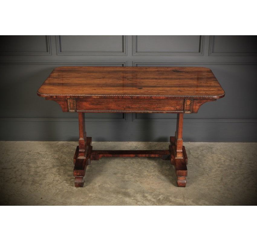 Regency Rosewood Library Writing Table