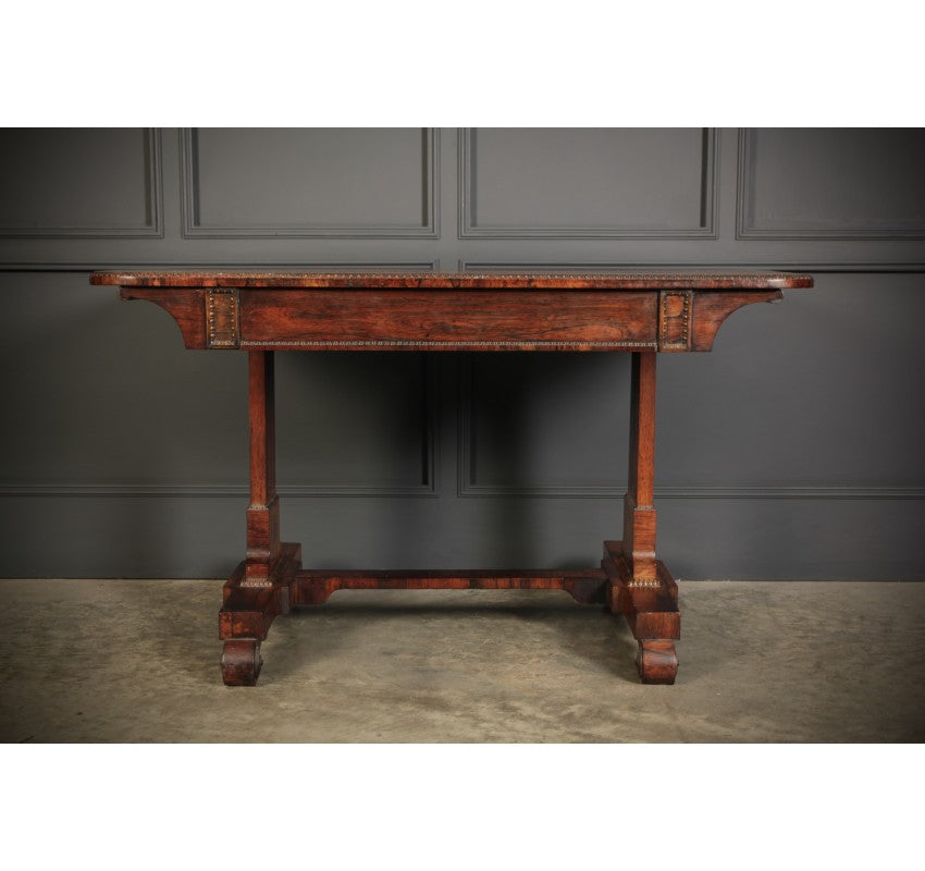Regency Rosewood Library Writing Table