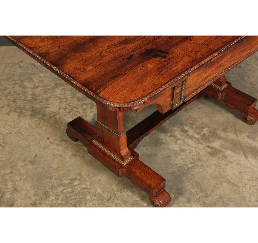 Regency Rosewood Library Writing Table