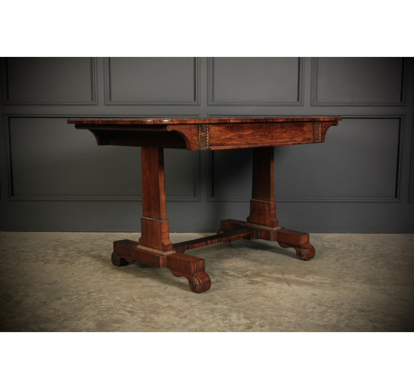 Regency Rosewood Library Writing Table