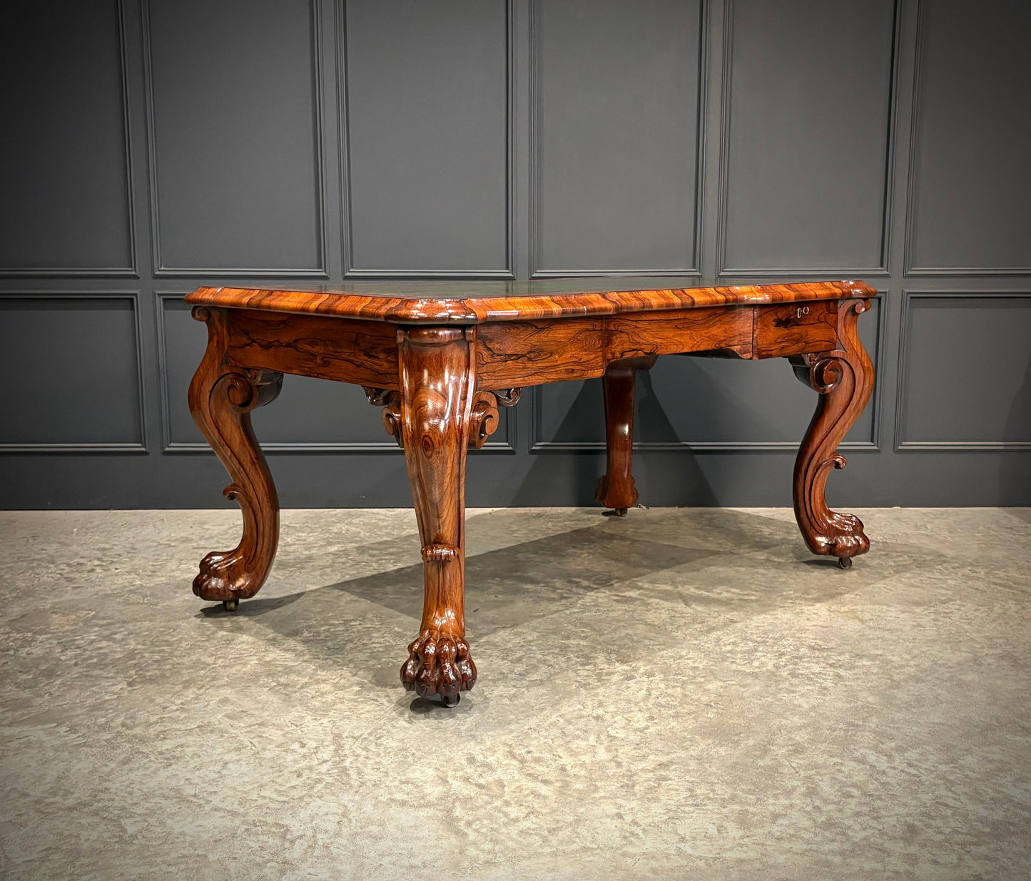 Magnificent William IV Rosewood Partners Writing Table