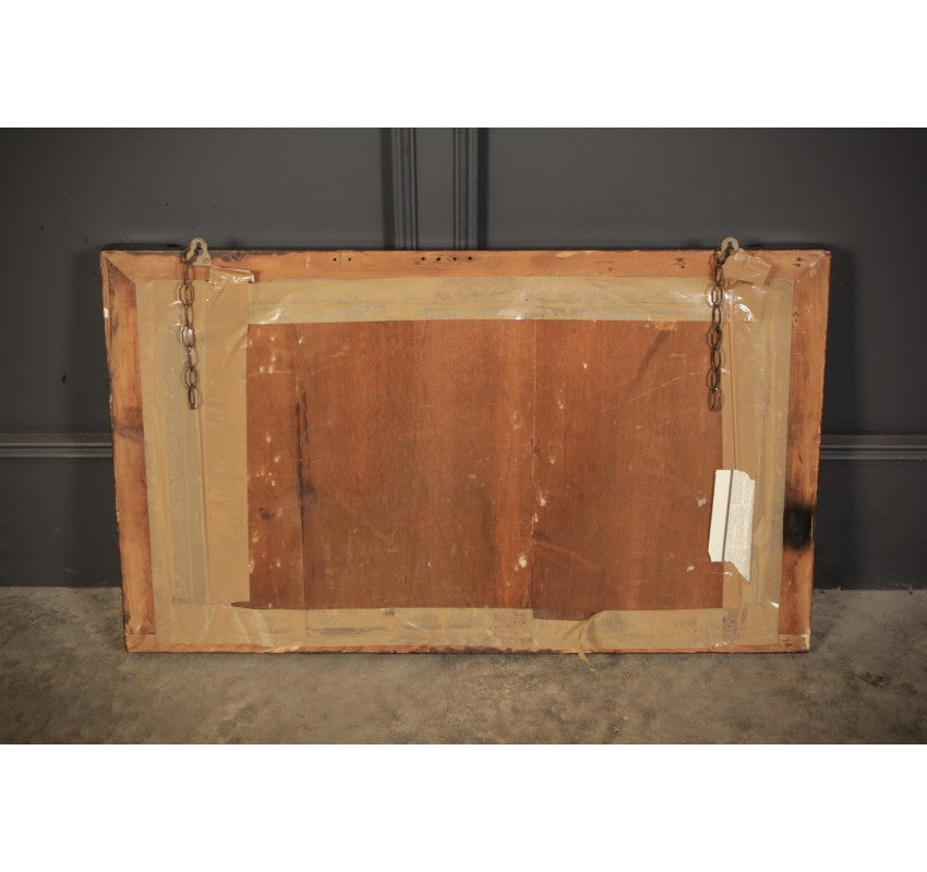 Rosewood & Gilt Framed Overmantle Mirror