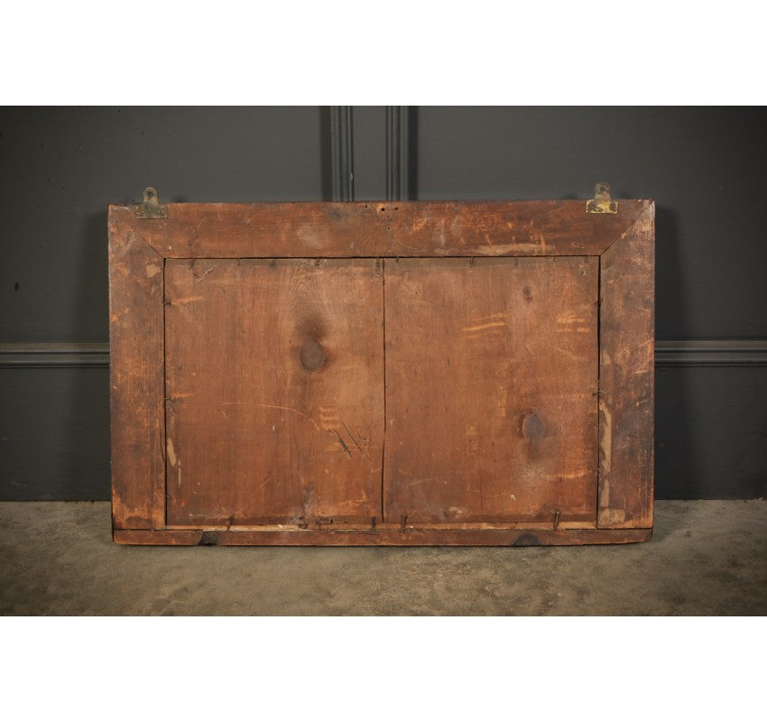 Rosewood & Gilt Overmantle Mirror
