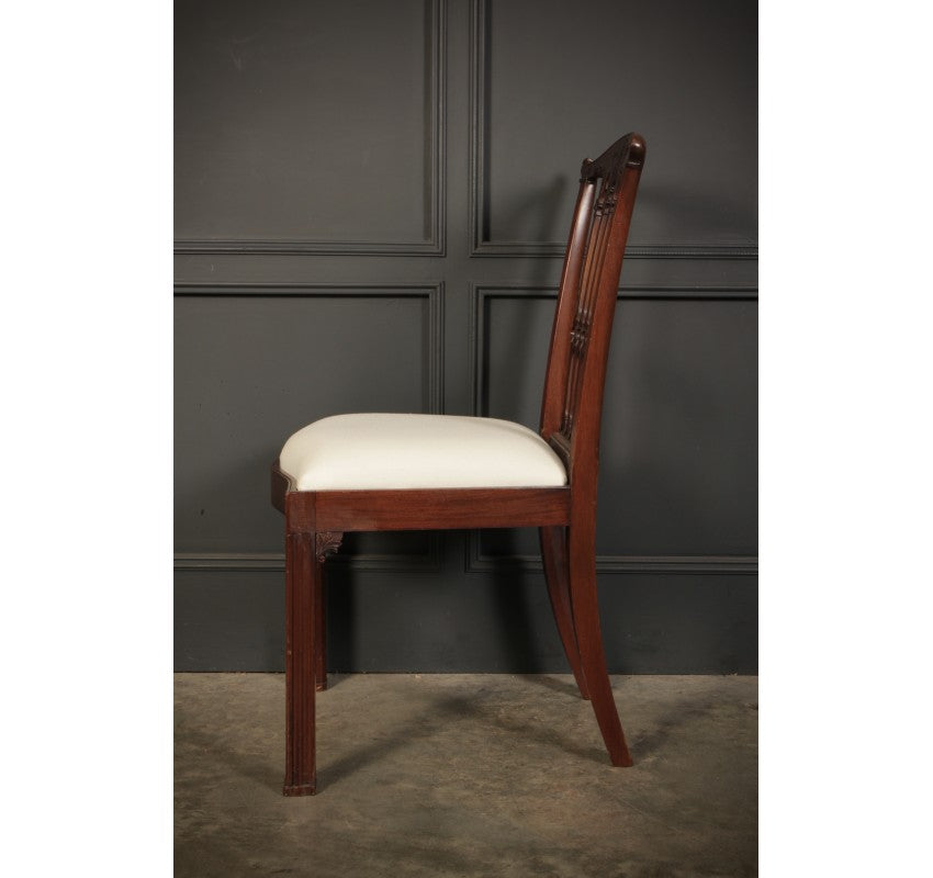 Set of 8 Mahogany Chippendale Style Dining Chairs