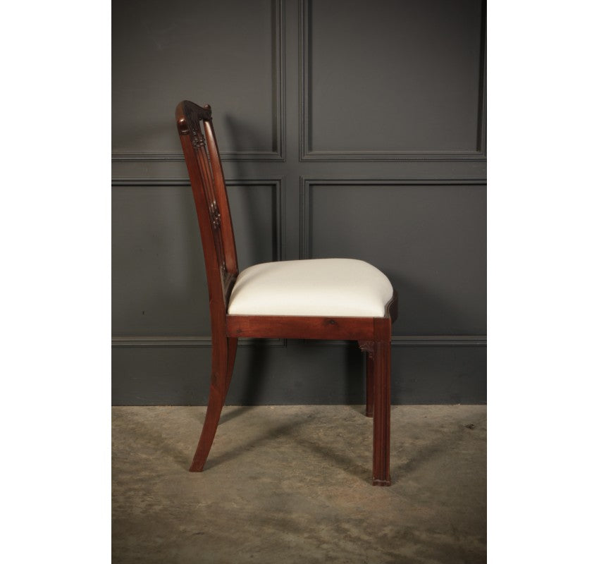 Set of 8 Mahogany Chippendale Style Dining Chairs