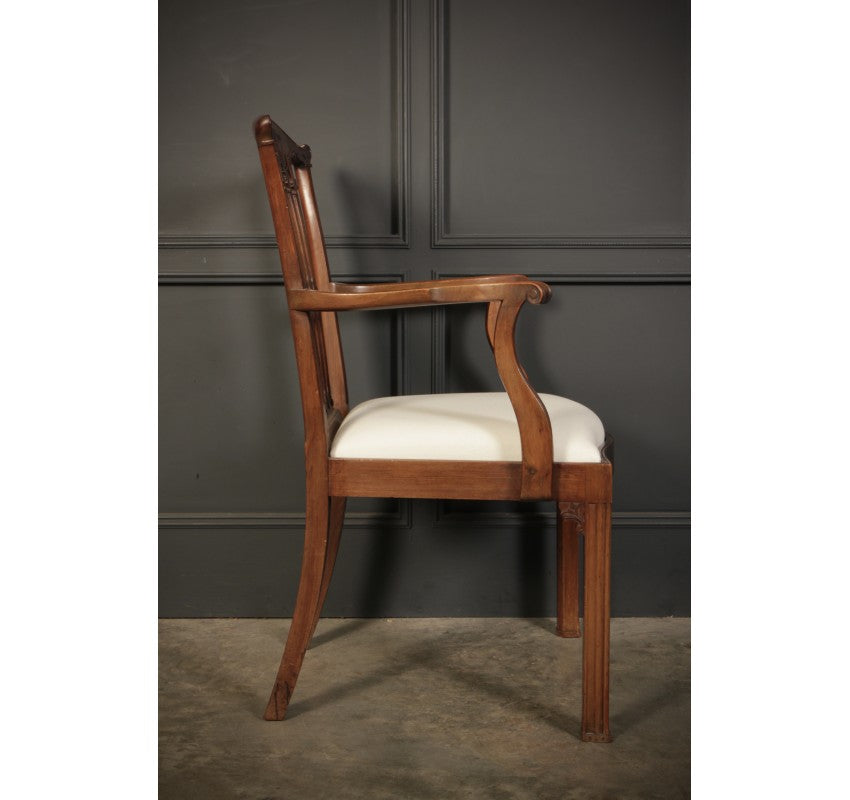 Set of 8 Mahogany Chippendale Style Dining Chairs