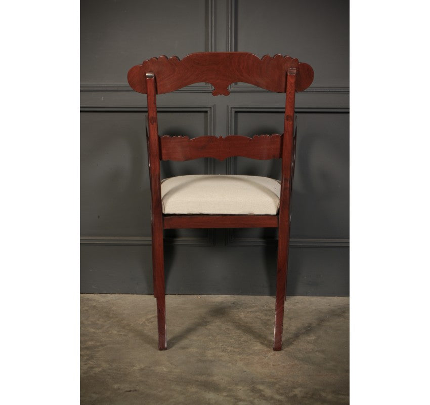 Set of 8 Regency Mahogany Dining Chairs