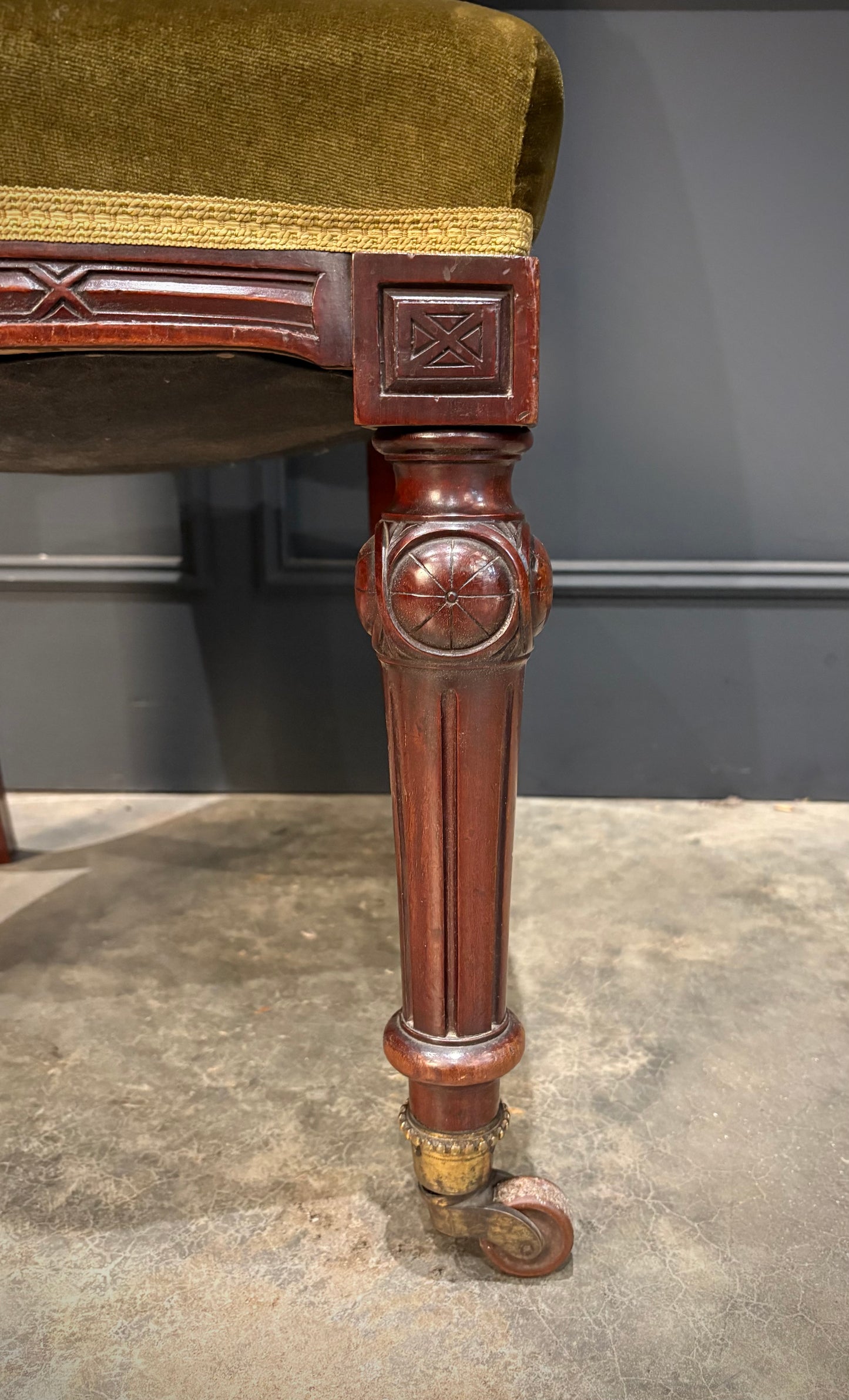 Set of Six Victorian Mahogany Dining Chairs