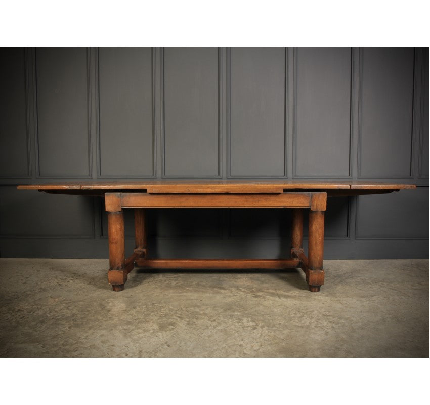 Solid Oak Extending Refectory Dining Table