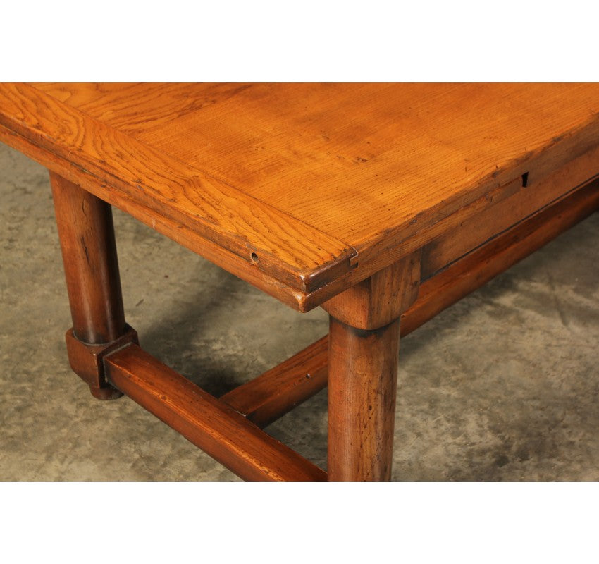 Solid Oak Extending Refectory Dining Table