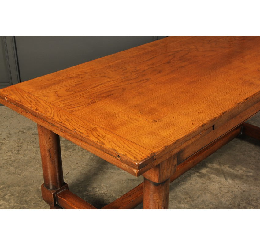 Solid Oak Extending Refectory Dining Table