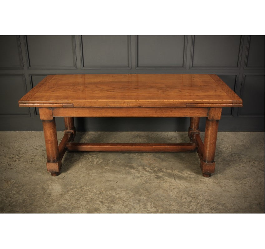 Solid Oak Extending Refectory Dining Table