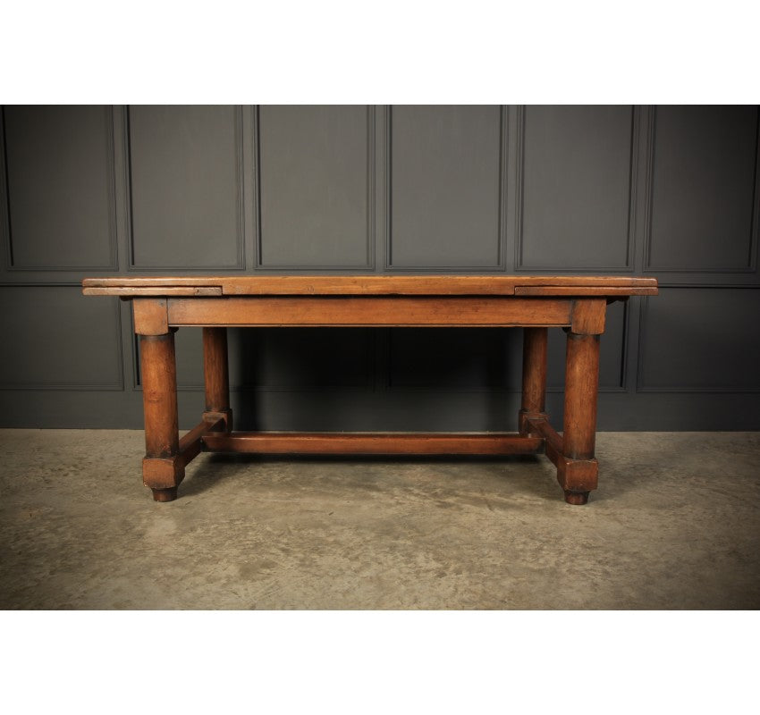 Solid Oak Extending Refectory Dining Table