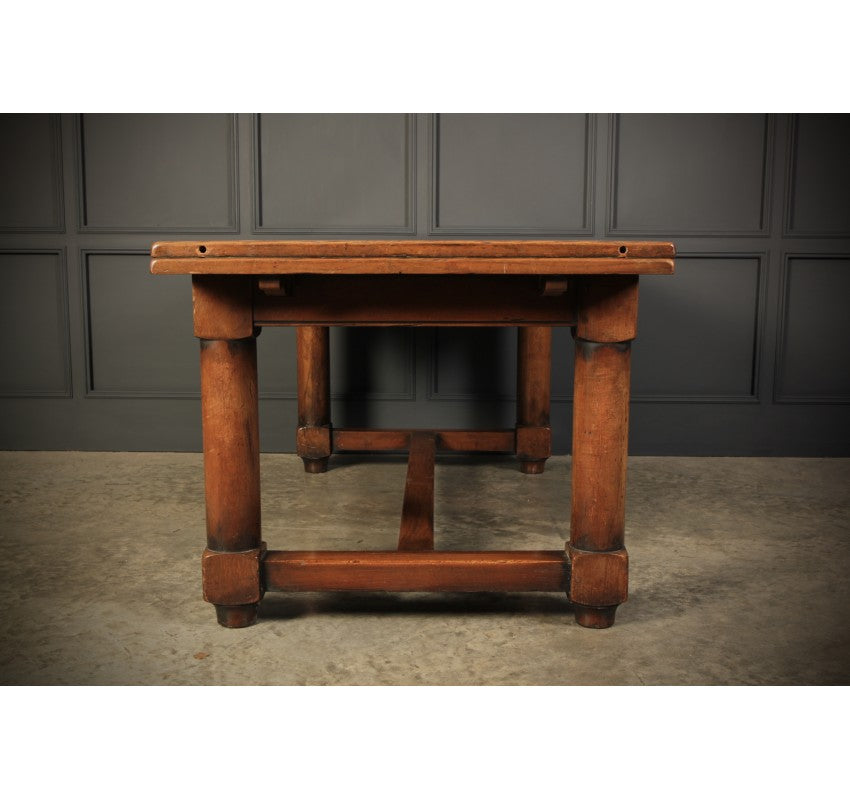 Solid Oak Extending Refectory Dining Table