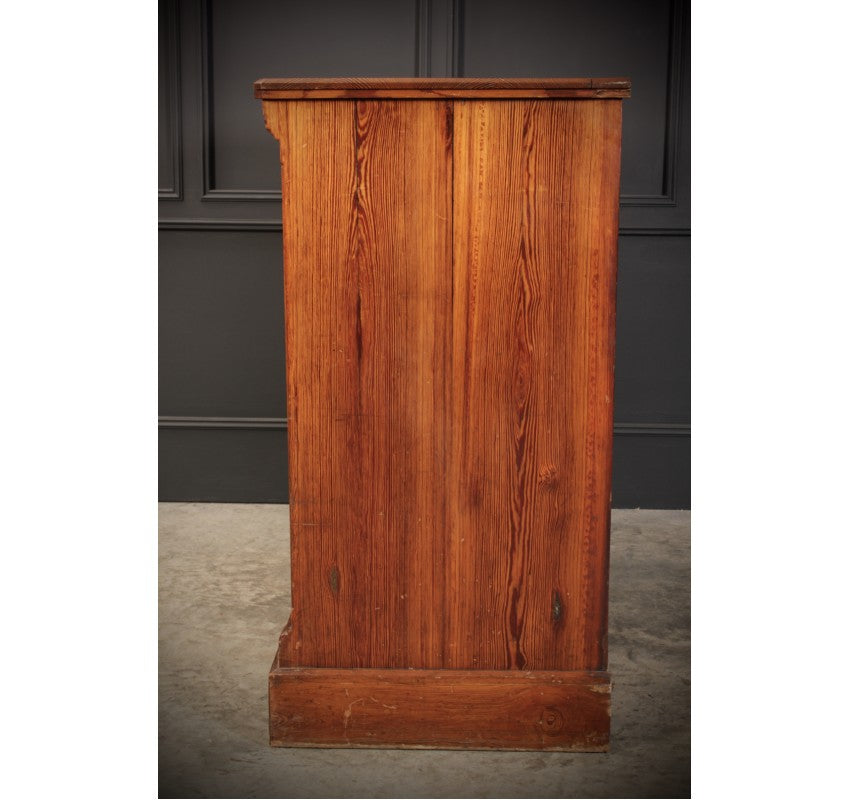 Stencilled Pitch Pine Chest of Drawers