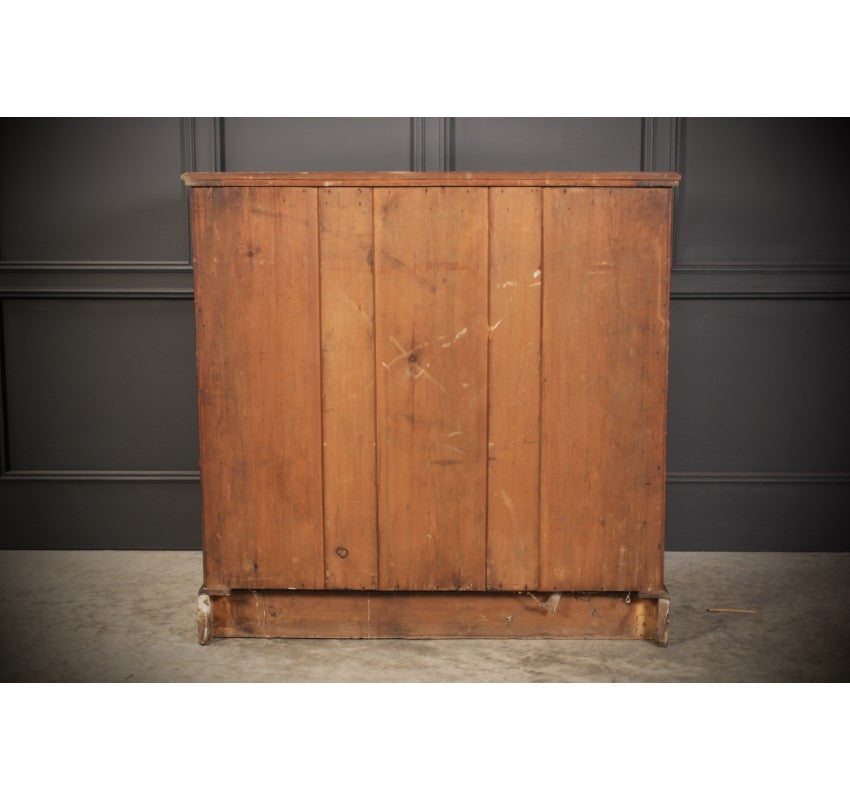 Stencilled Pitch Pine Chest of Drawers