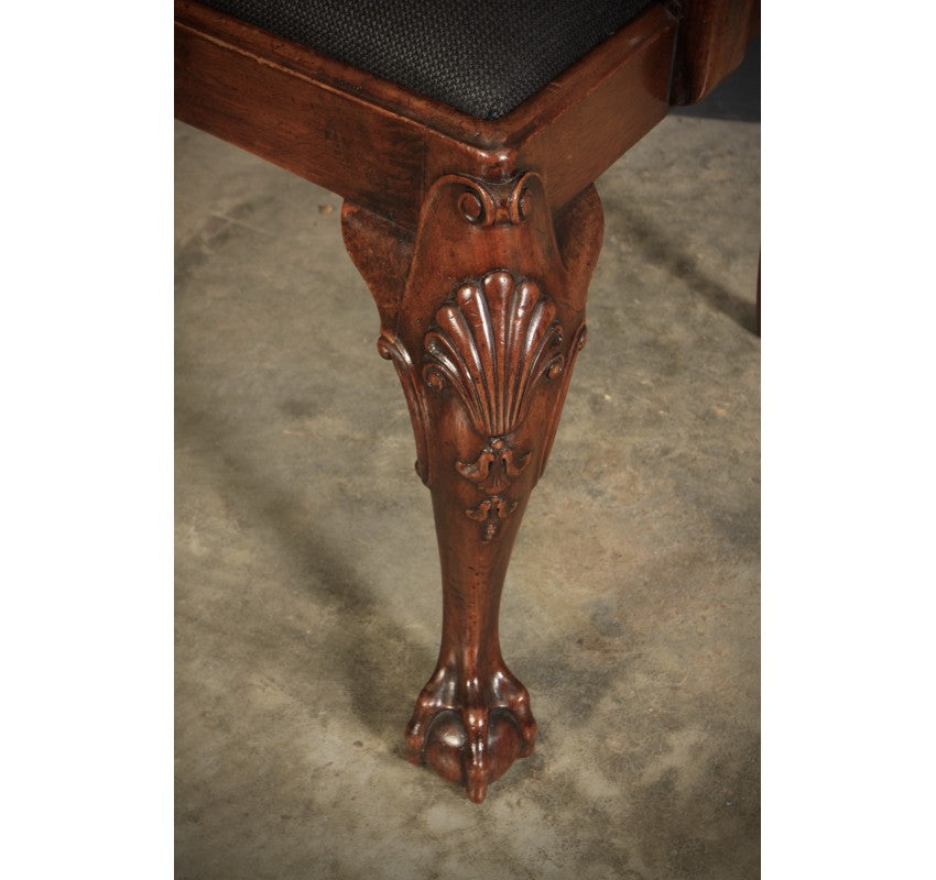 Superb Pair of Queen Anne Style Walnut Chairs