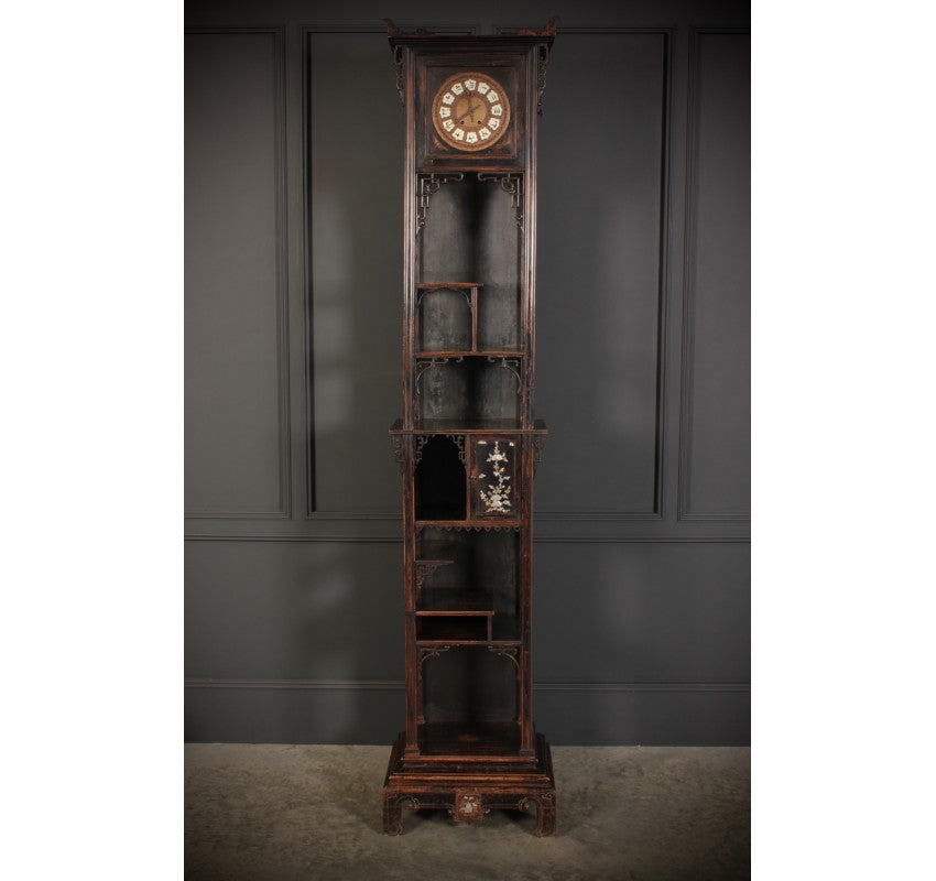 Tall Antique Chinese Clock