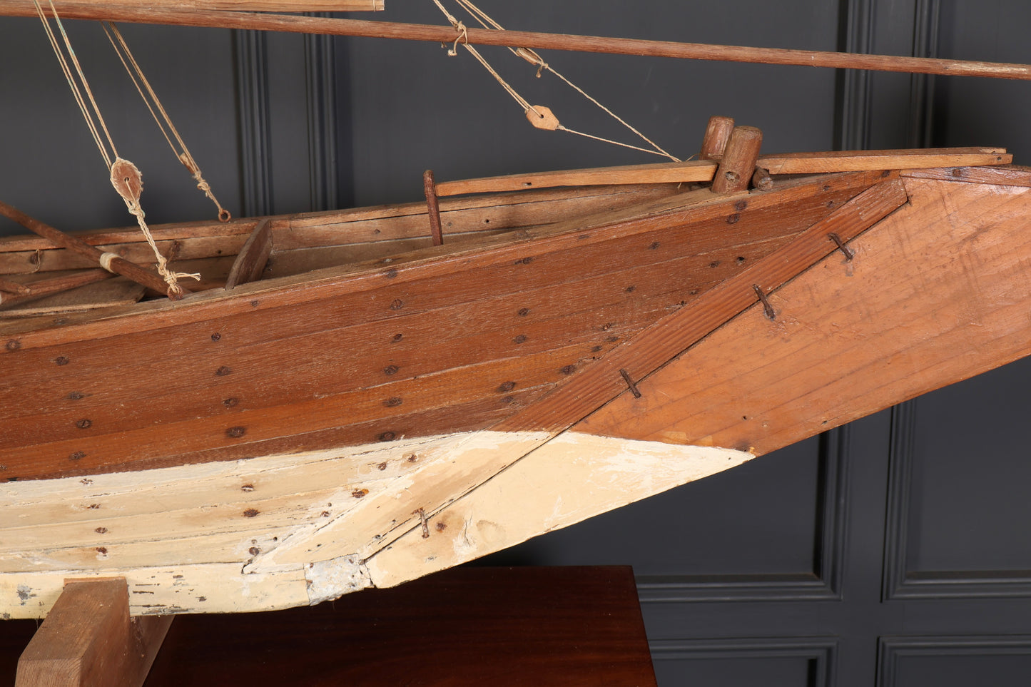 Large Model of Teak Dhow Boat