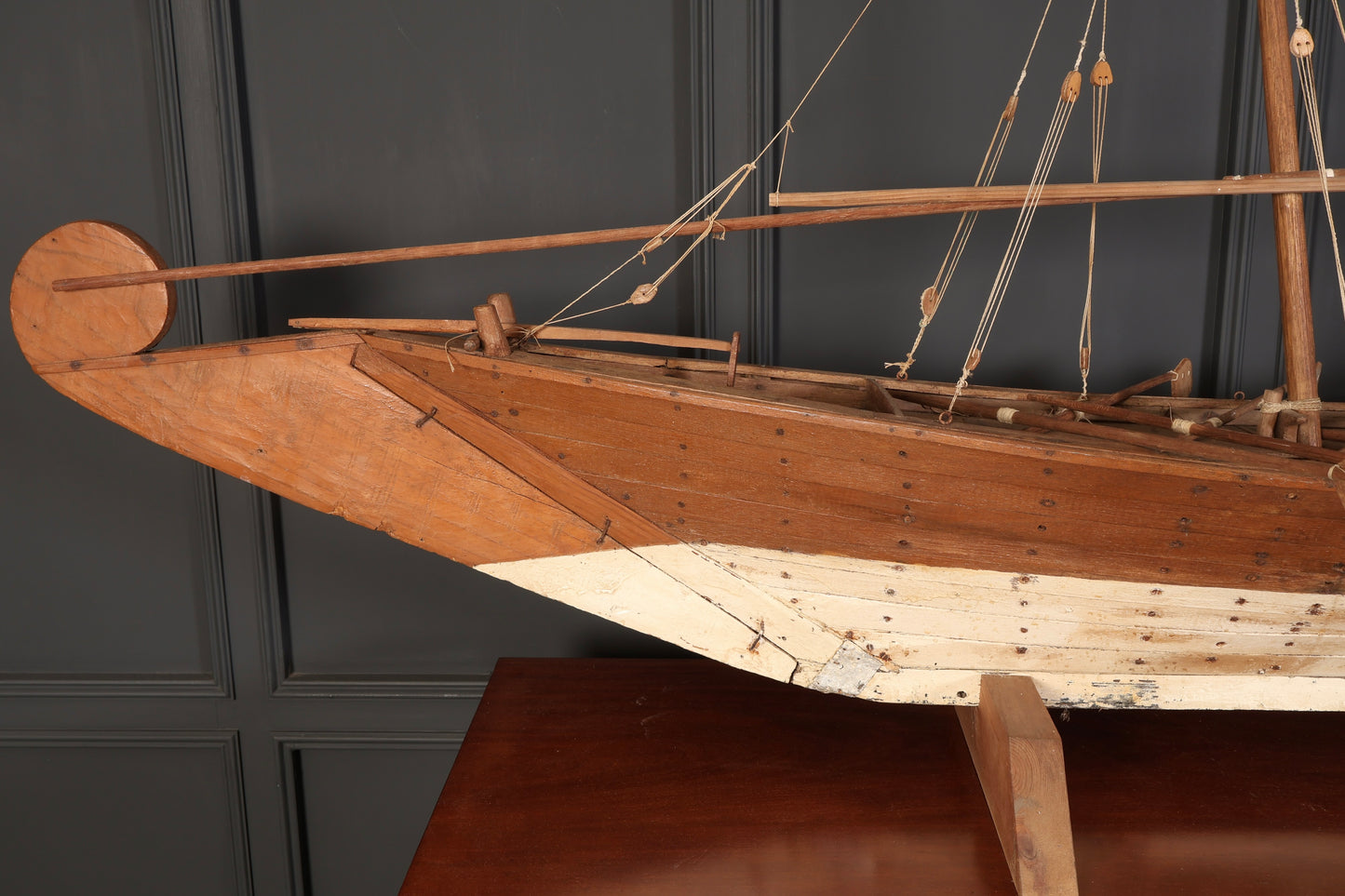 Large Model of Teak Dhow Boat