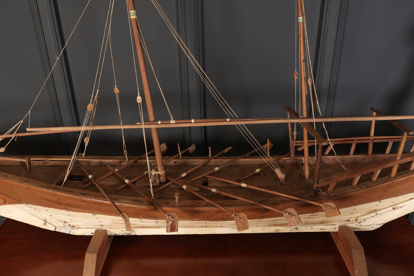 Large Model of Teak Dhow Boat