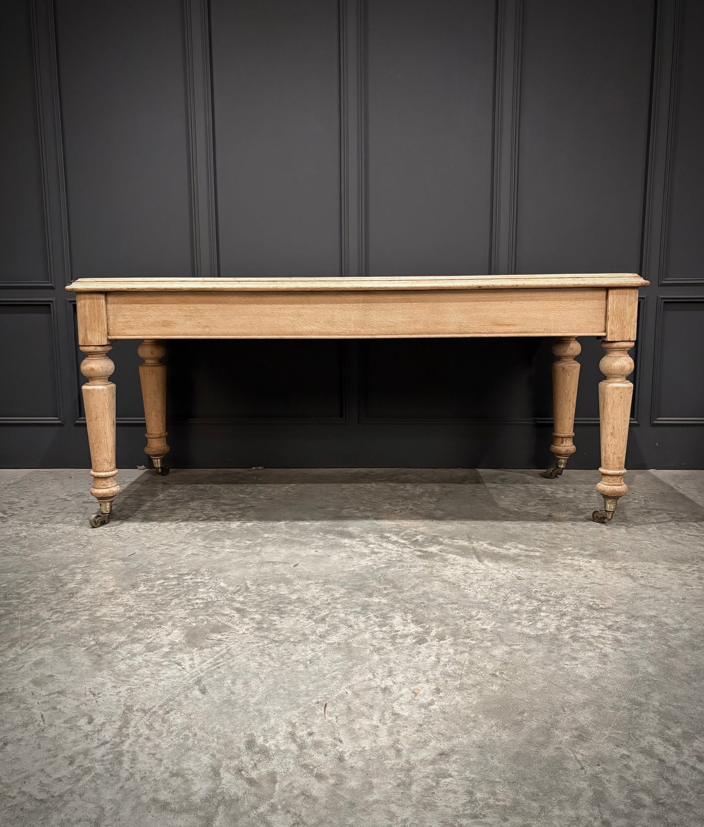 Victorian Bleached Oak Side Table