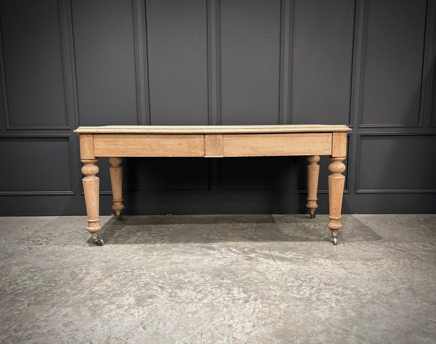 Victorian Bleached Oak Side Table