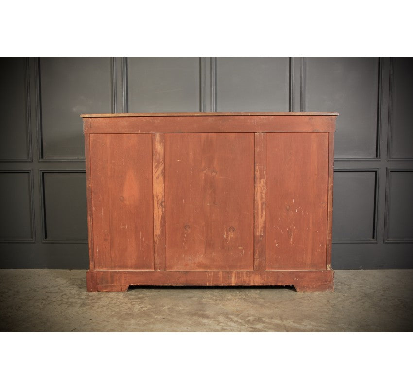 Victorian Inlaid Walnut Credenza Side Cabinet