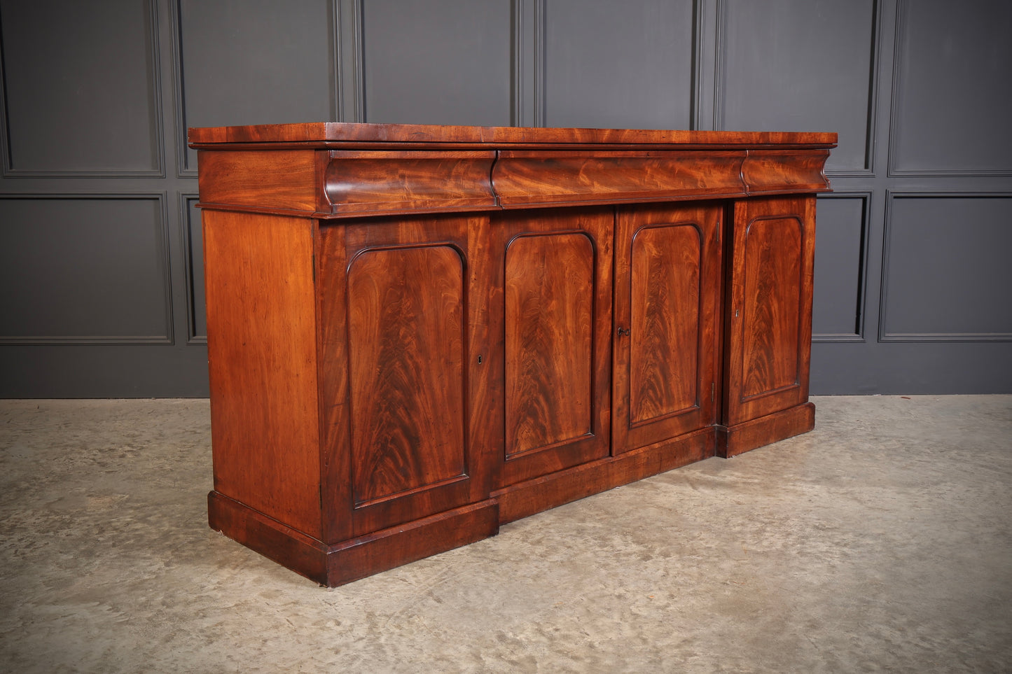 Victorian Mahogany 4 Door Sideboard