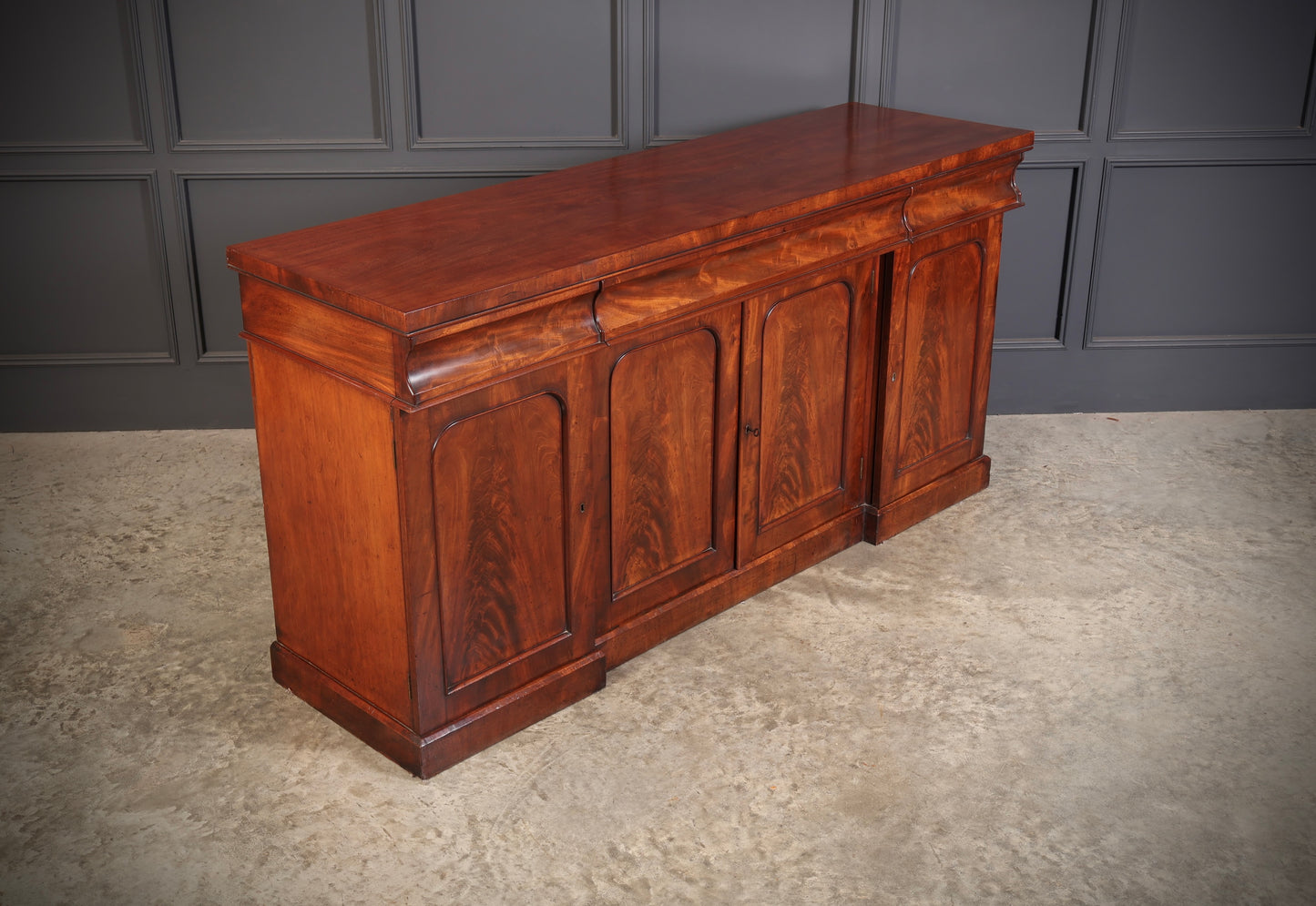 Victorian Mahogany 4 Door Sideboard