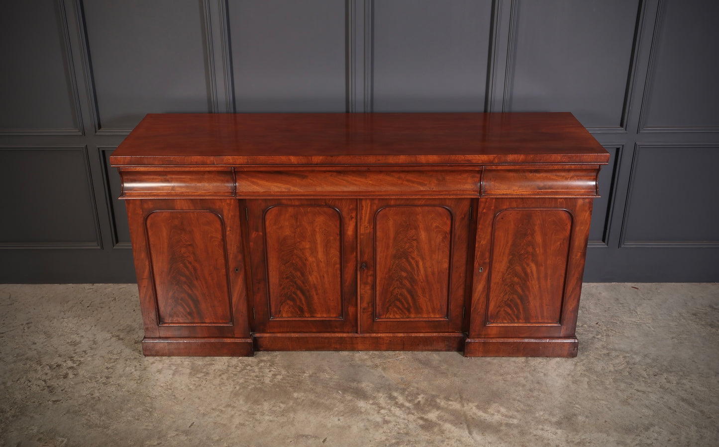 Victorian Mahogany 4 Door Sideboard